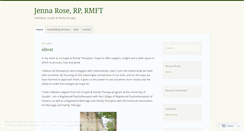 Desktop Screenshot of jennarosetherapy.com